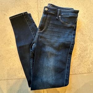 Abercrombie & Fitch Mid Rise Dark Blue Women's Jean Leggings